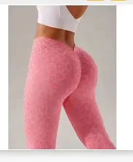 Leopard Print High-Waist Hip-Lifting Leggings